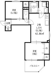 スリール明和Ⅰの物件間取画像